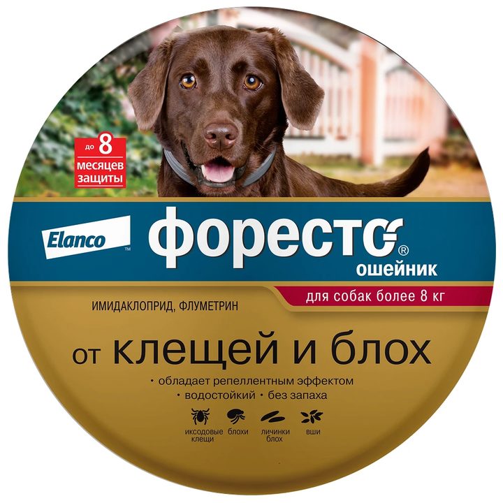 Форесто ошейник для больших собак — точная фасовка, точная упаковка