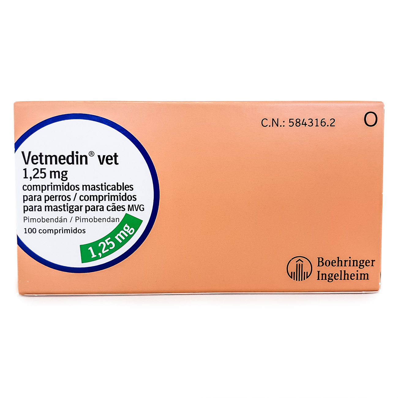 Ветмедин таблетки 1.25 мг 50 шт